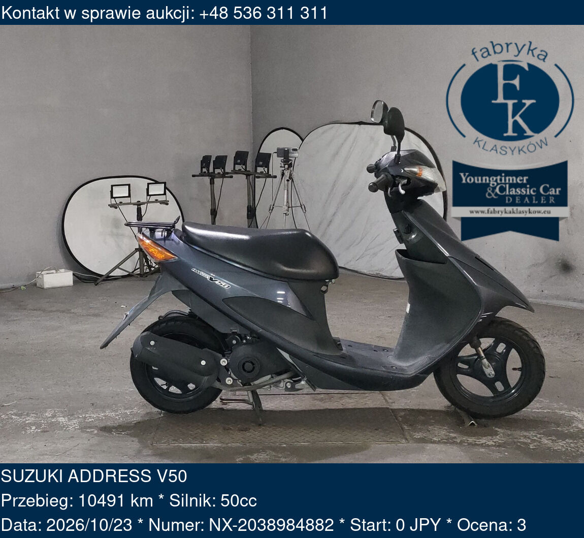 SUZUKI ADDRESS V50 - zdjęcie 2
