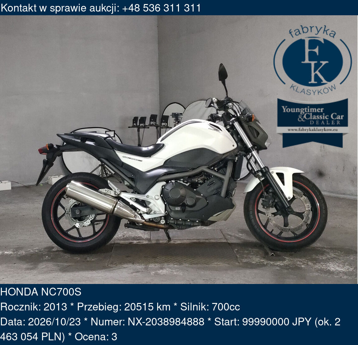 HONDA NC700S 2013 - zdjęcie 2