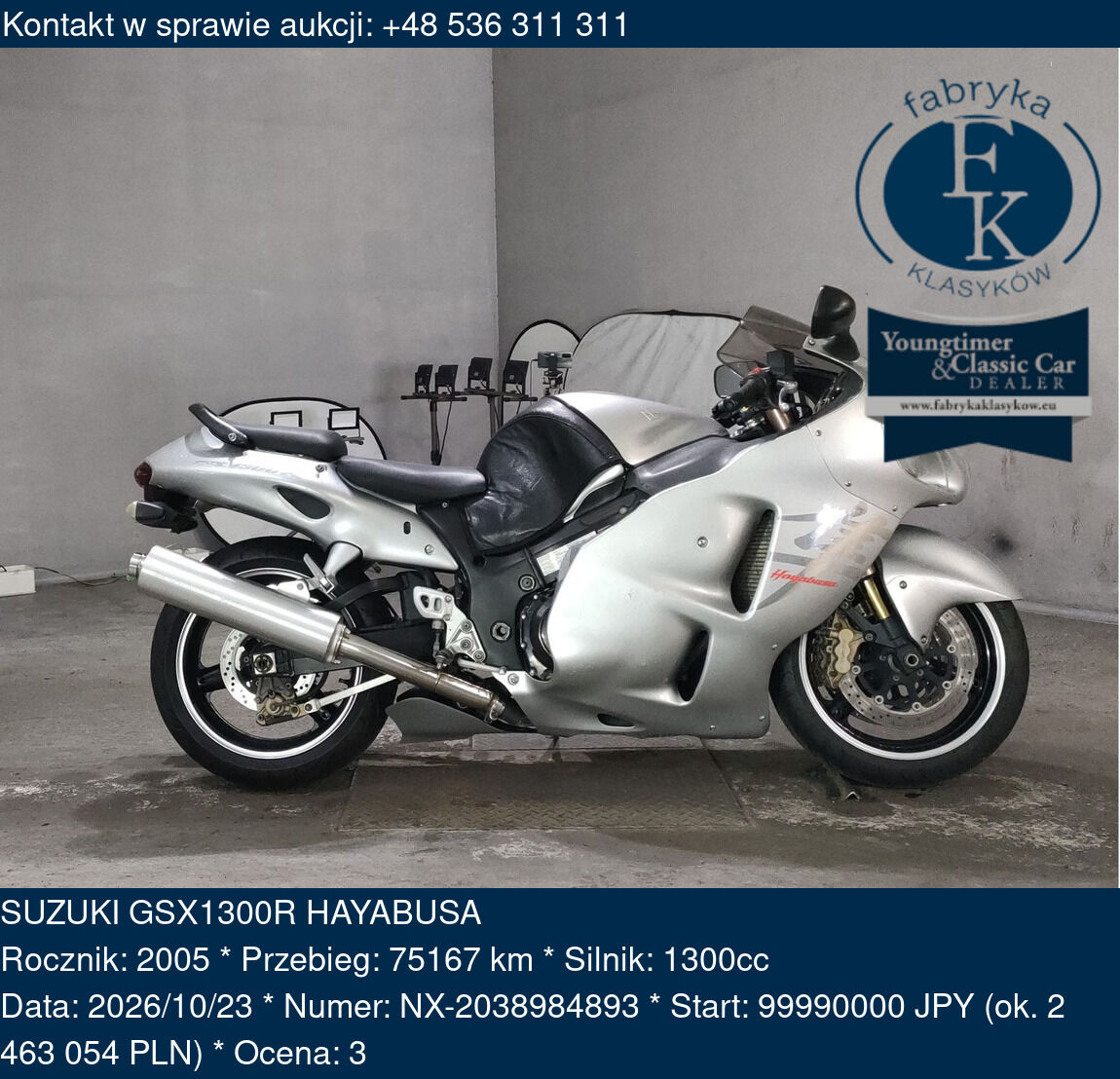 SUZUKI GSX1300R HAYABUSA 2005 - zdjęcie 2