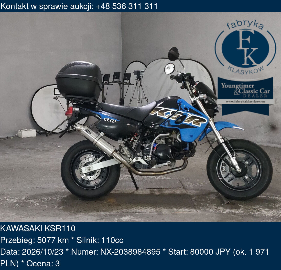 KAWASAKI KSR110  - zdjęcie 2