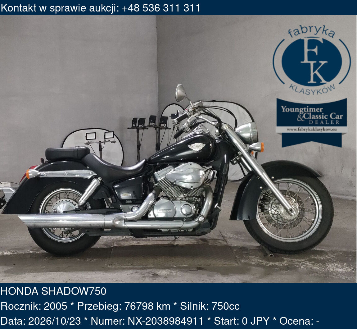 HONDA SHADOW750 2005 - zdjęcie 2