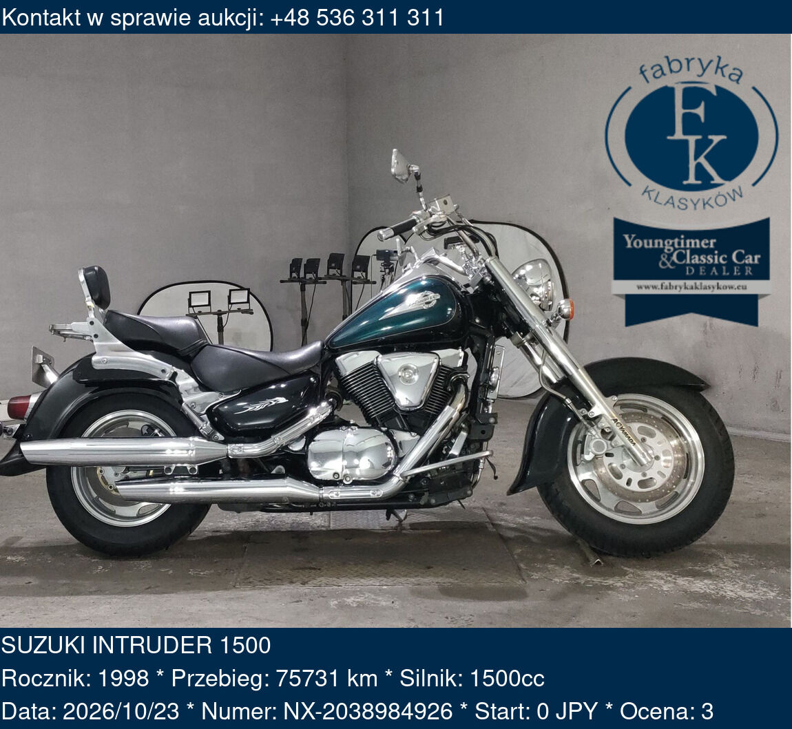 SUZUKI INTRUDER 1500 1998 - zdjęcie 2