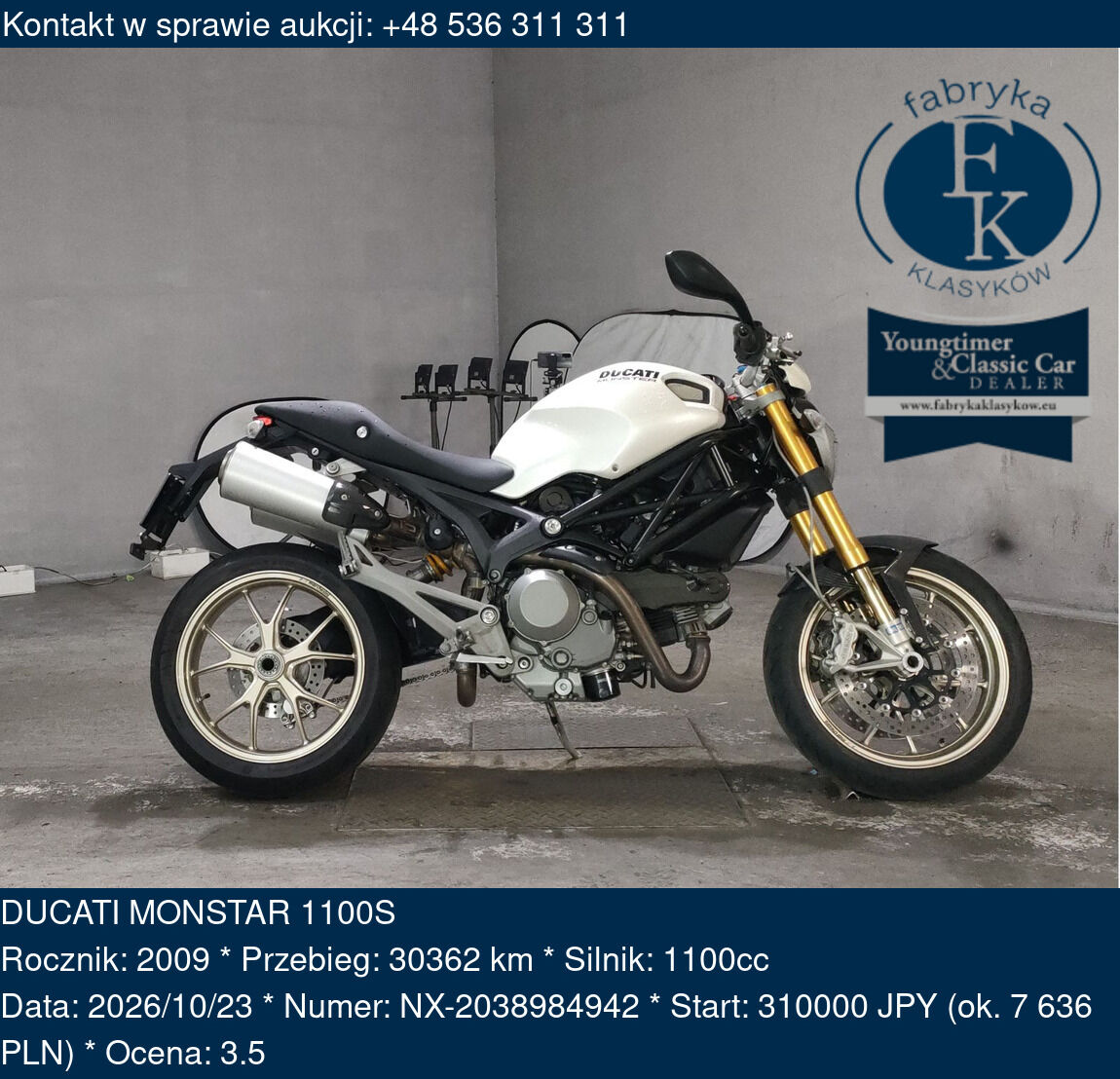 DUCATI MONSTAR 1100S 2009 - zdjęcie 2