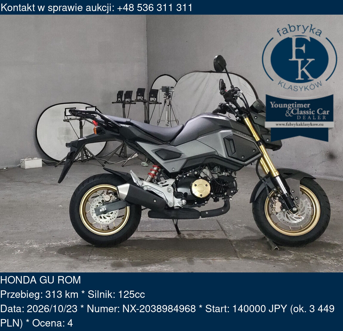 HONDA GU ROM  - zdjęcie 3
