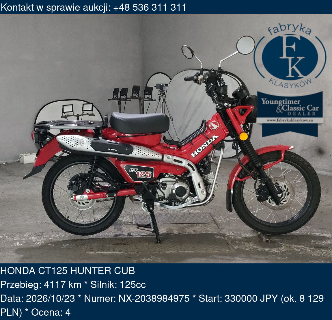 HONDA CT125 HUNTER CUB  - zdjęcie 2