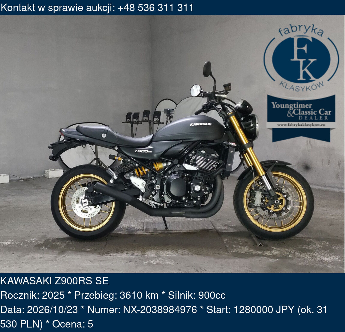 KAWASAKI Z900RS SE 2025 - zdjęcie 2