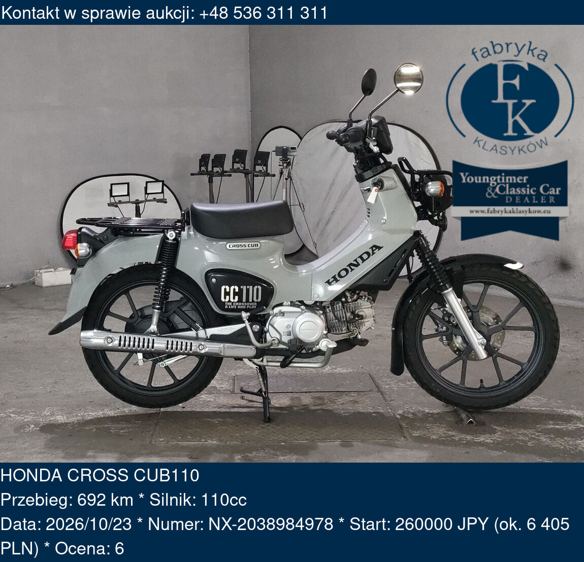 HONDA CROSS CUB110  - zdjęcie 2