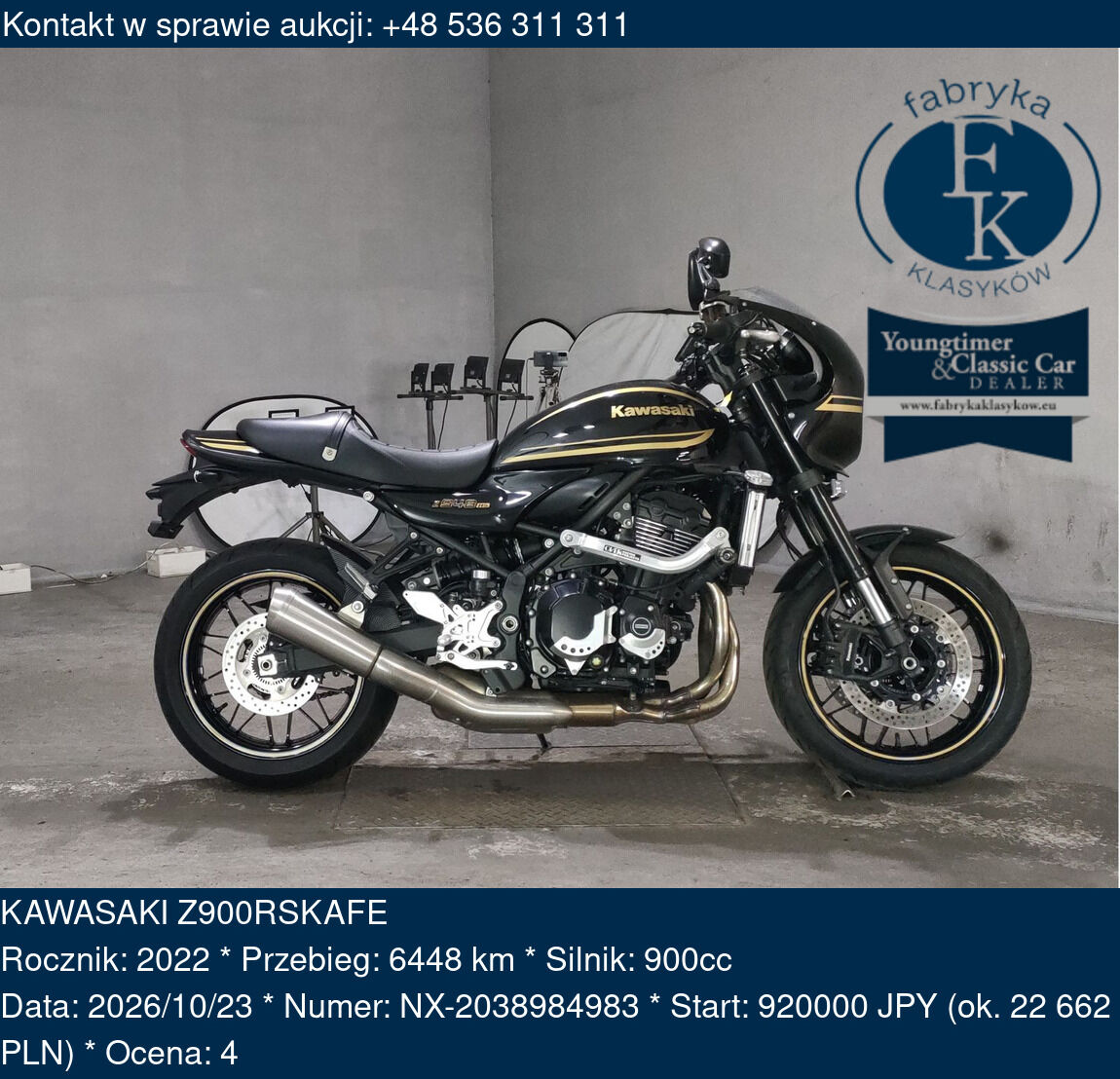 KAWASAKI Z900RSKAFE 2022 - zdjęcie 2