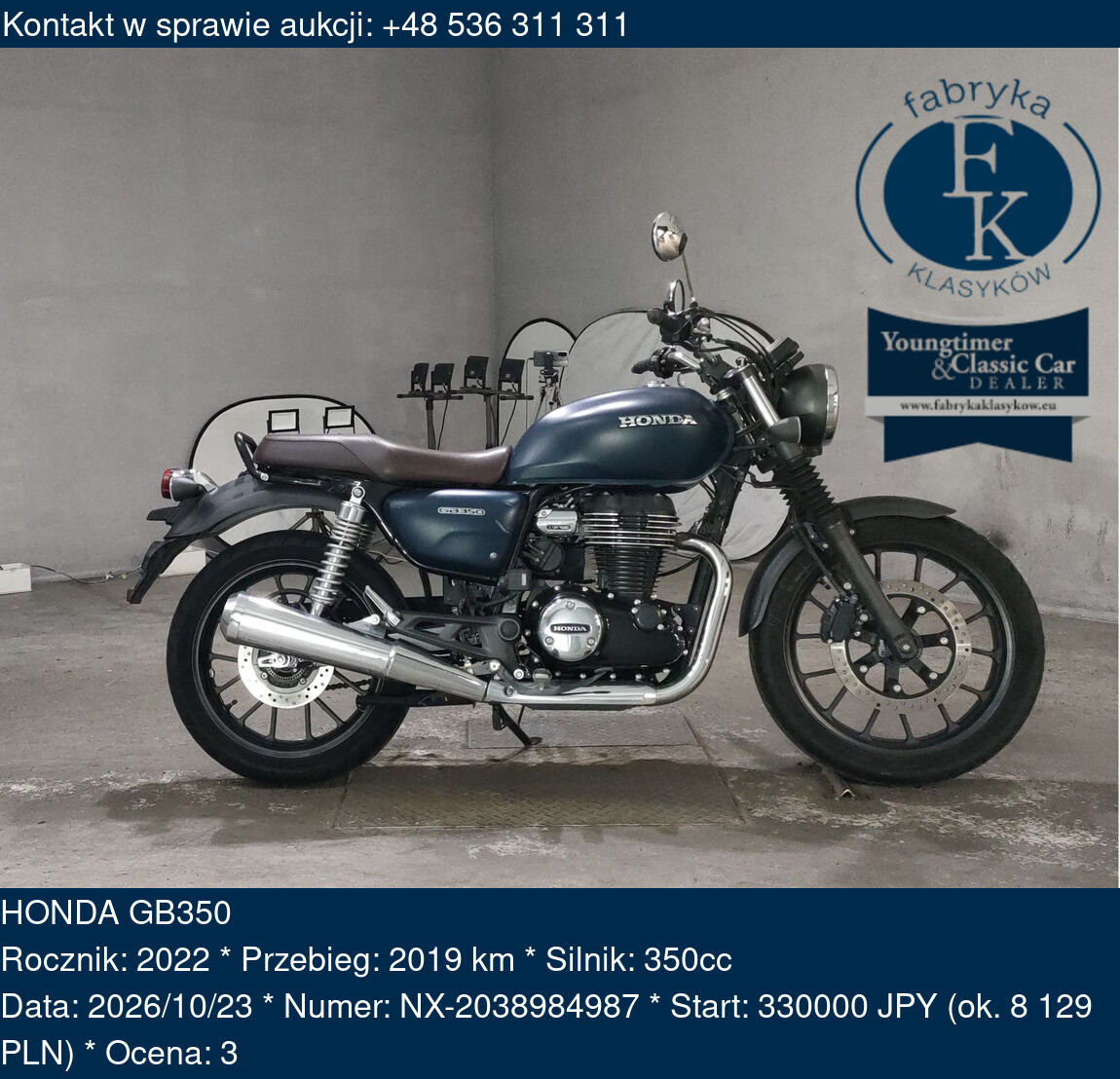 HONDA GB350 2022 - zdjęcie 2