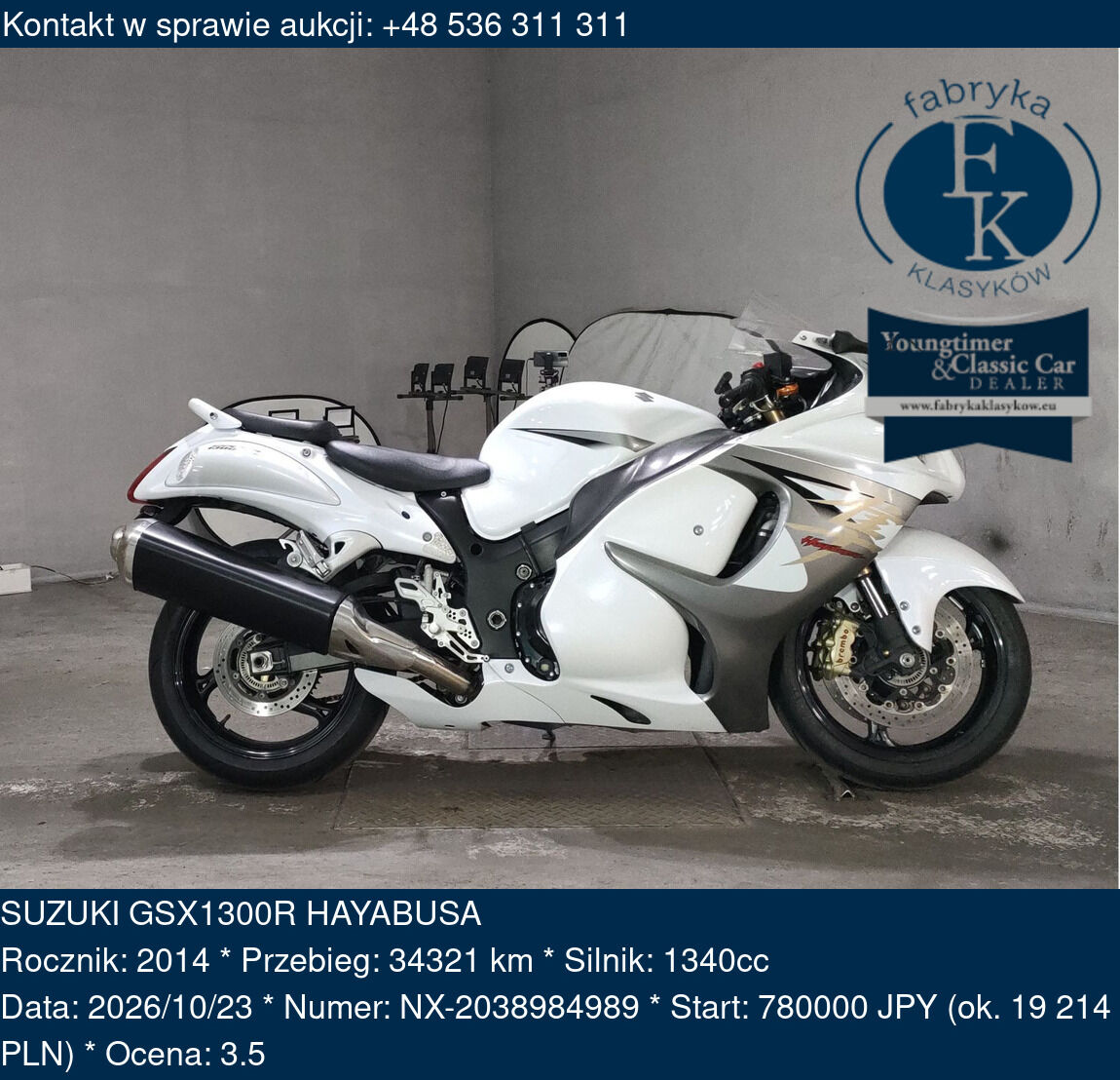 SUZUKI GSX1300R HAYABUSA 2014 - zdjęcie 2
