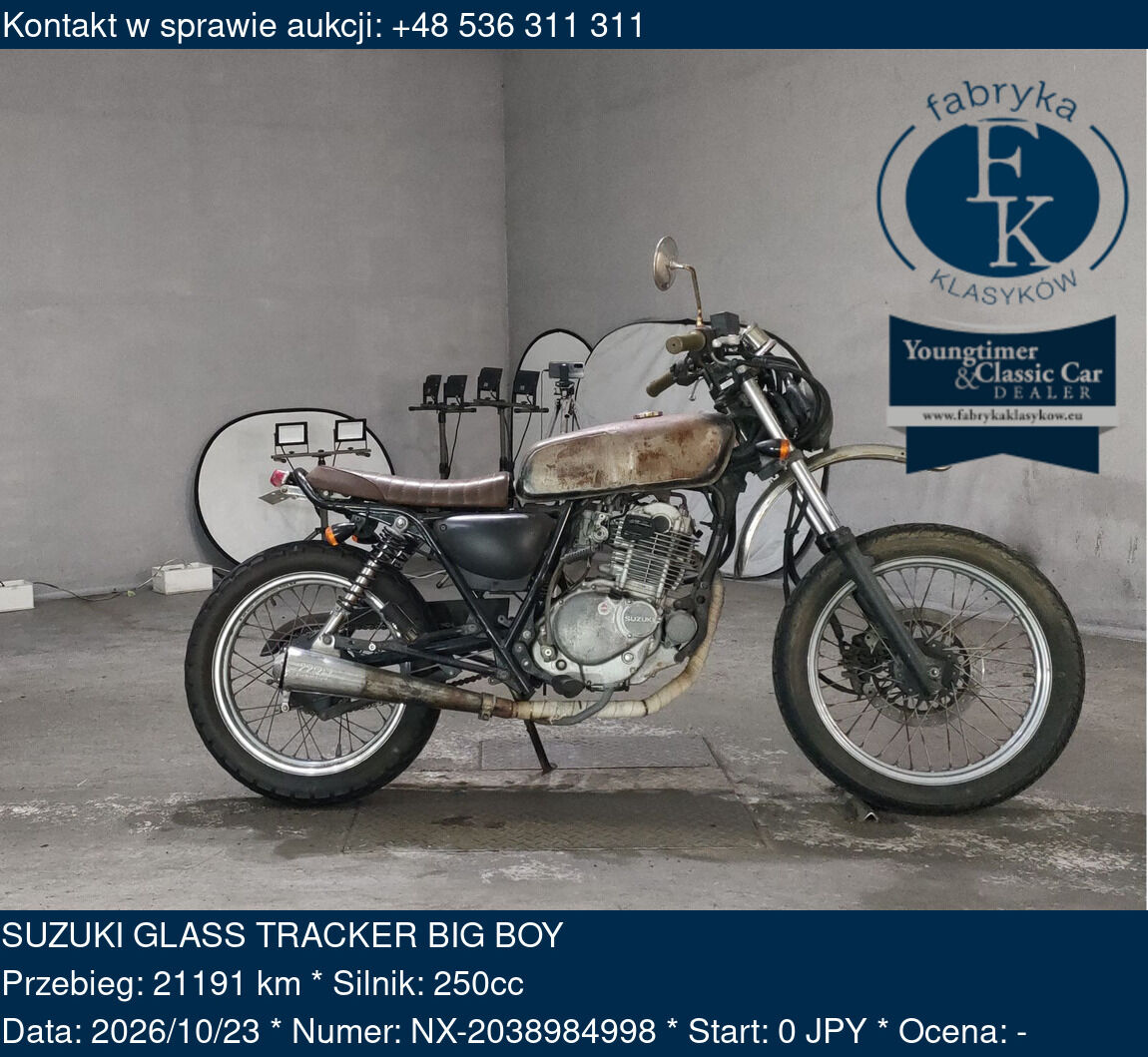 SUZUKI GLASS TRACKER BIG BOY  - zdjęcie 2