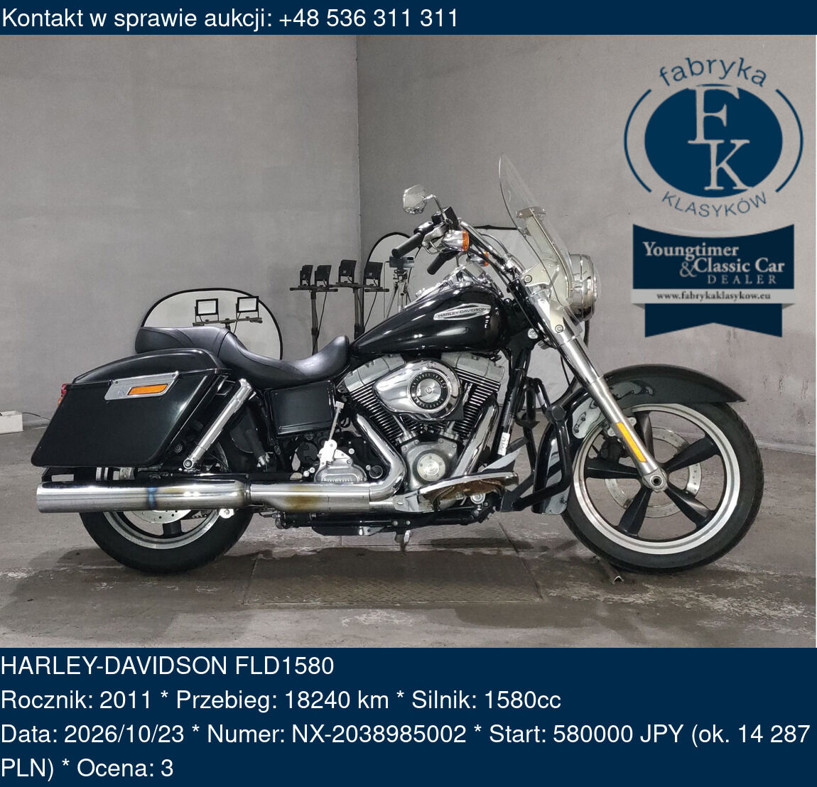 HARLEY-DAVIDSON FLD1580 2011 - zdjęcie 2