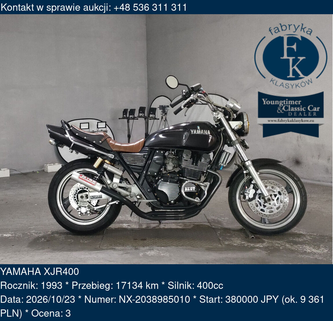 YAMAHA XJR400 1993 - zdjęcie 2
