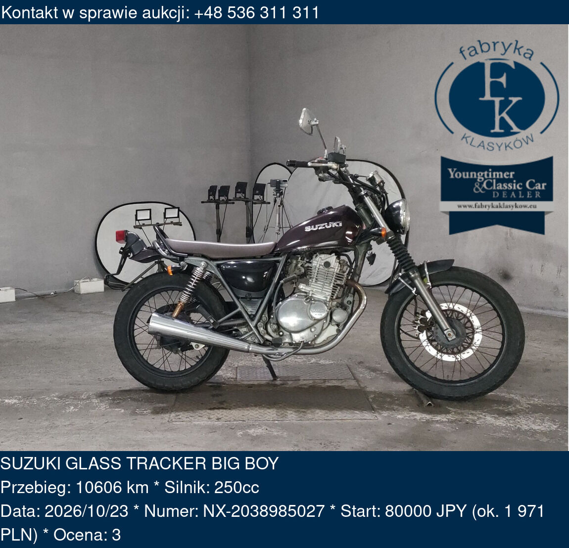 SUZUKI GLASS TRACKER BIG BOY  - zdjęcie 2