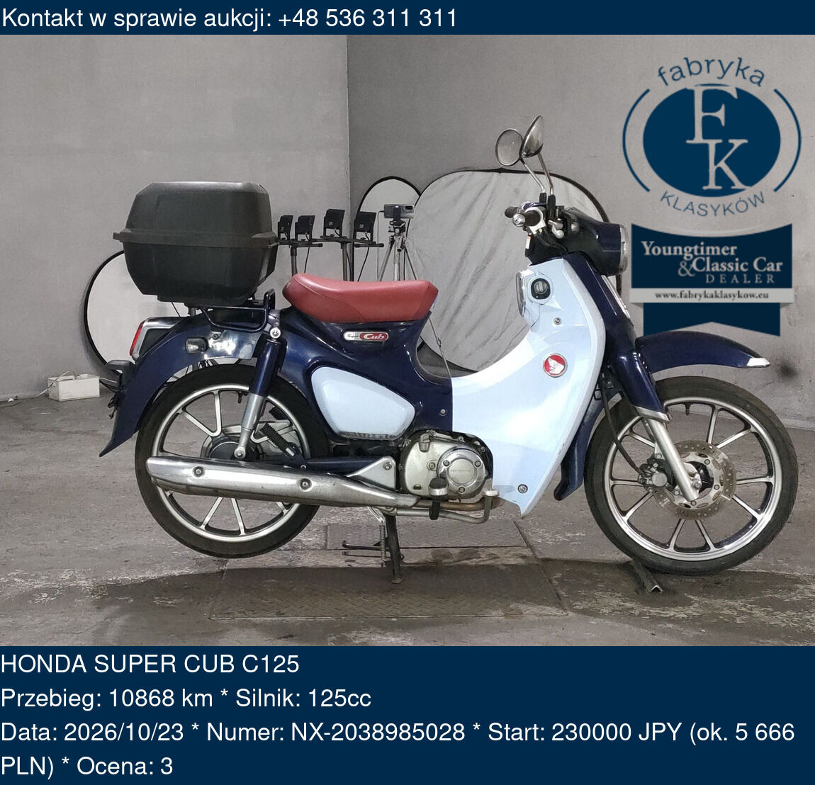 HONDA SUPER CUB C125  - zdjęcie 2