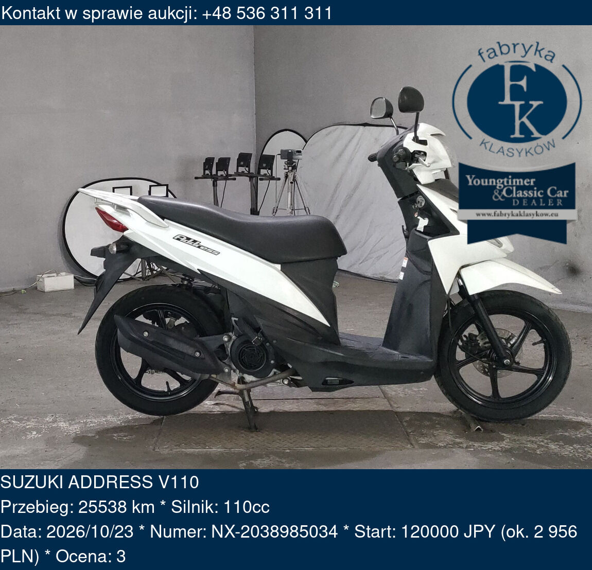 SUZUKI ADDRESS V110 - zdjęcie 2