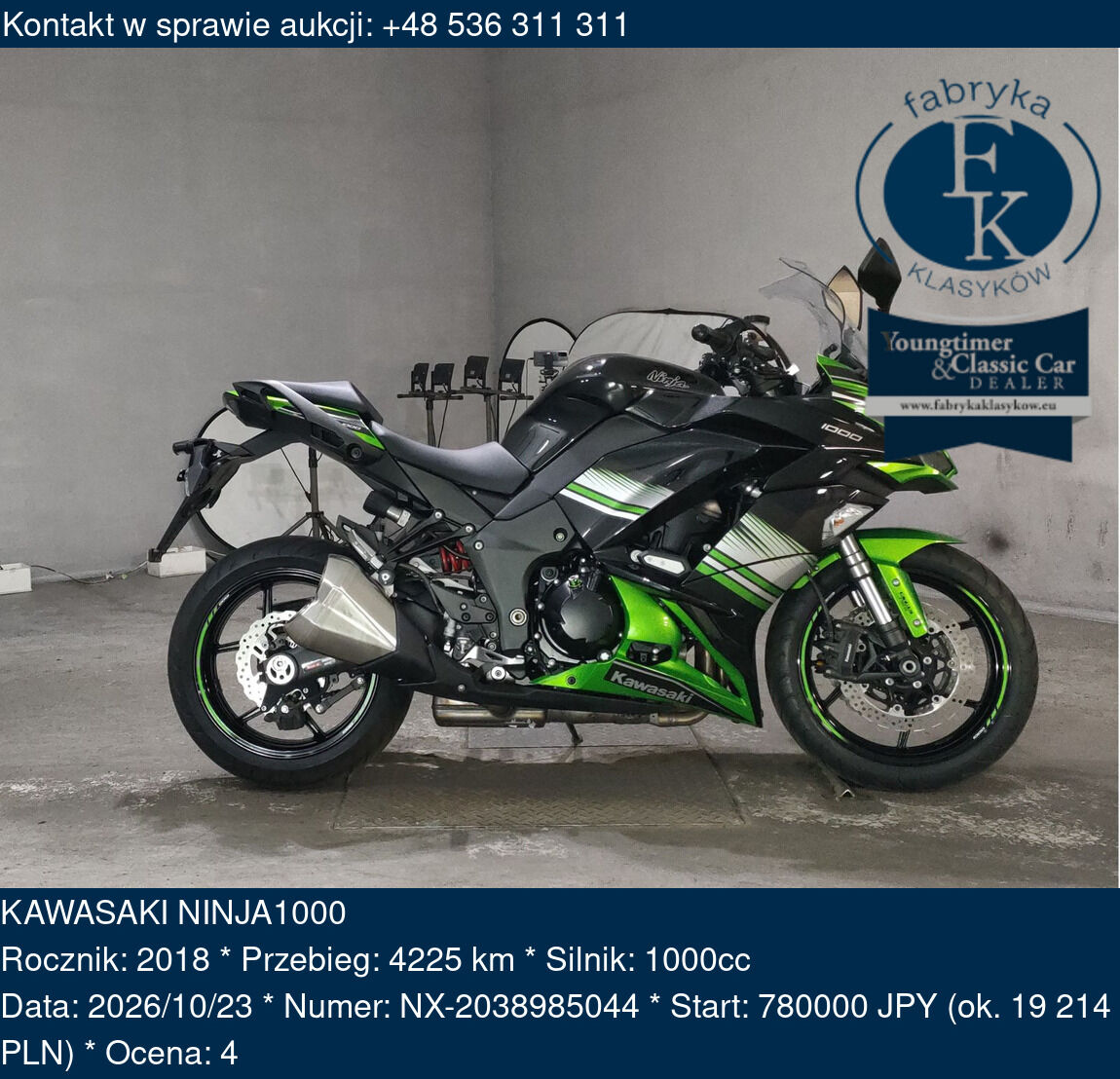 KAWASAKI NINJA1000 2018 - zdjęcie 2