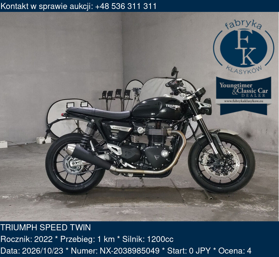 TRIUMPH SPEED TWIN 2022 - zdjęcie 2