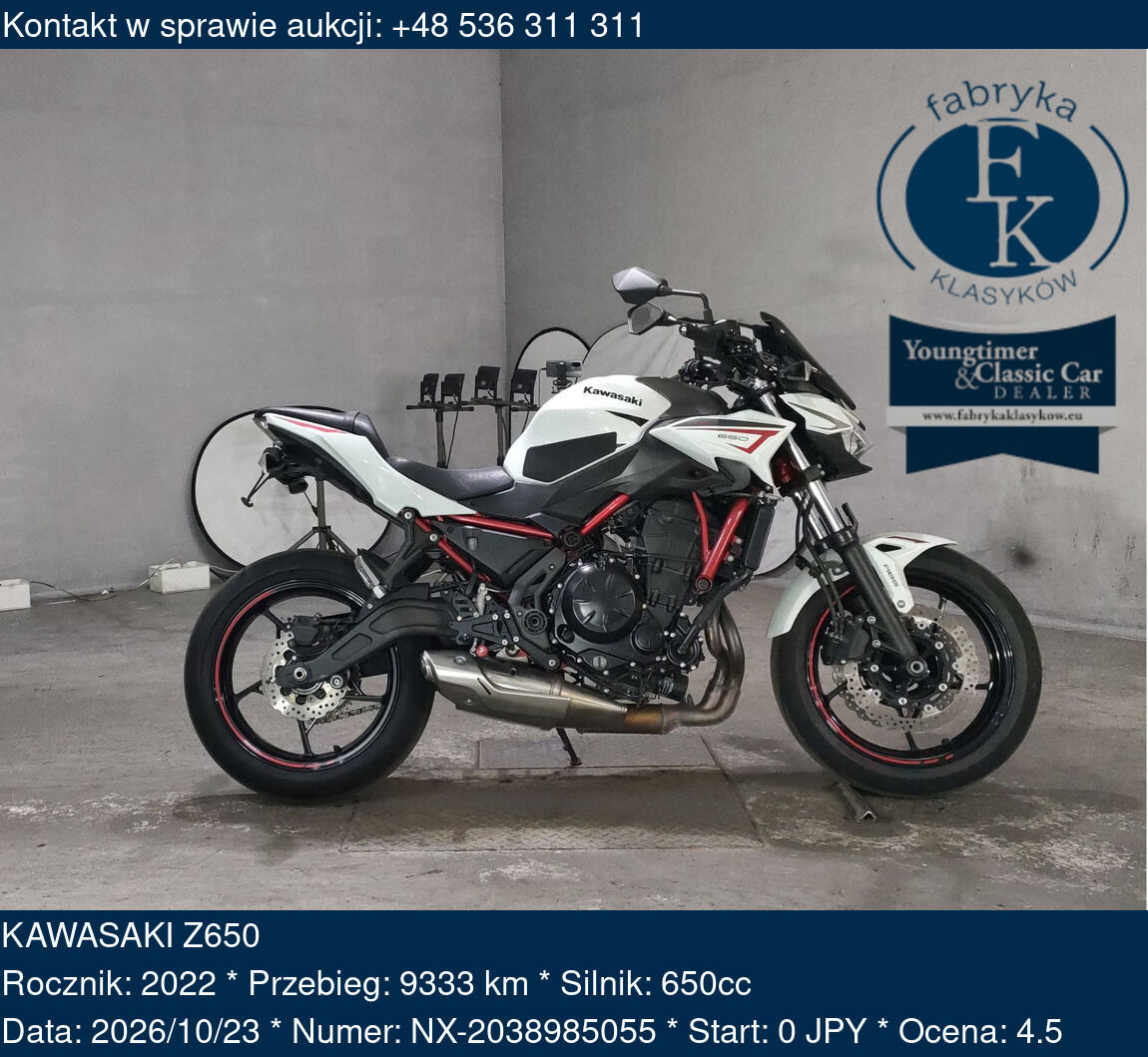 KAWASAKI Z650 2022 - zdjęcie 2
