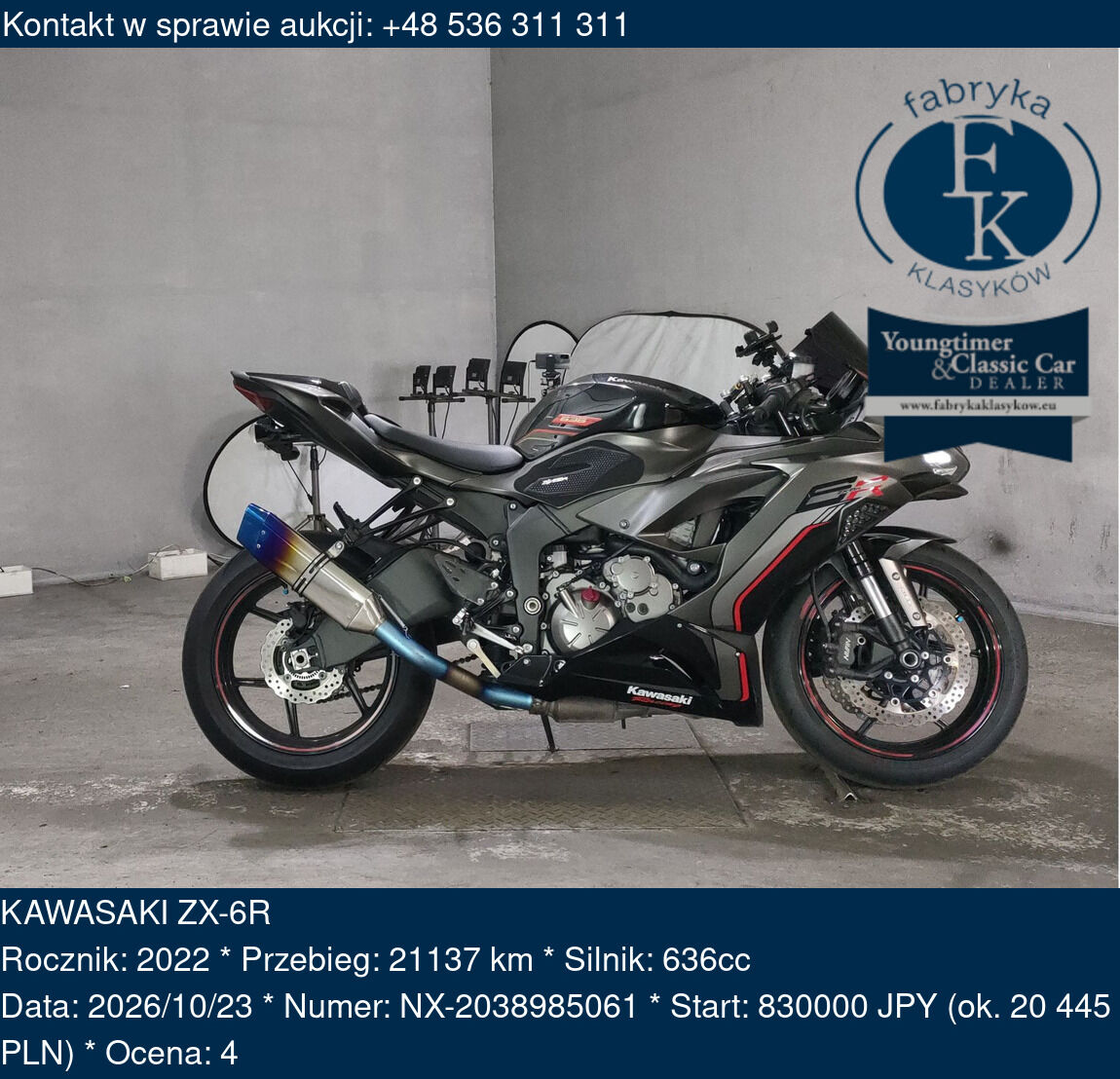 KAWASAKI ZX-6R 2022 - zdjęcie 2