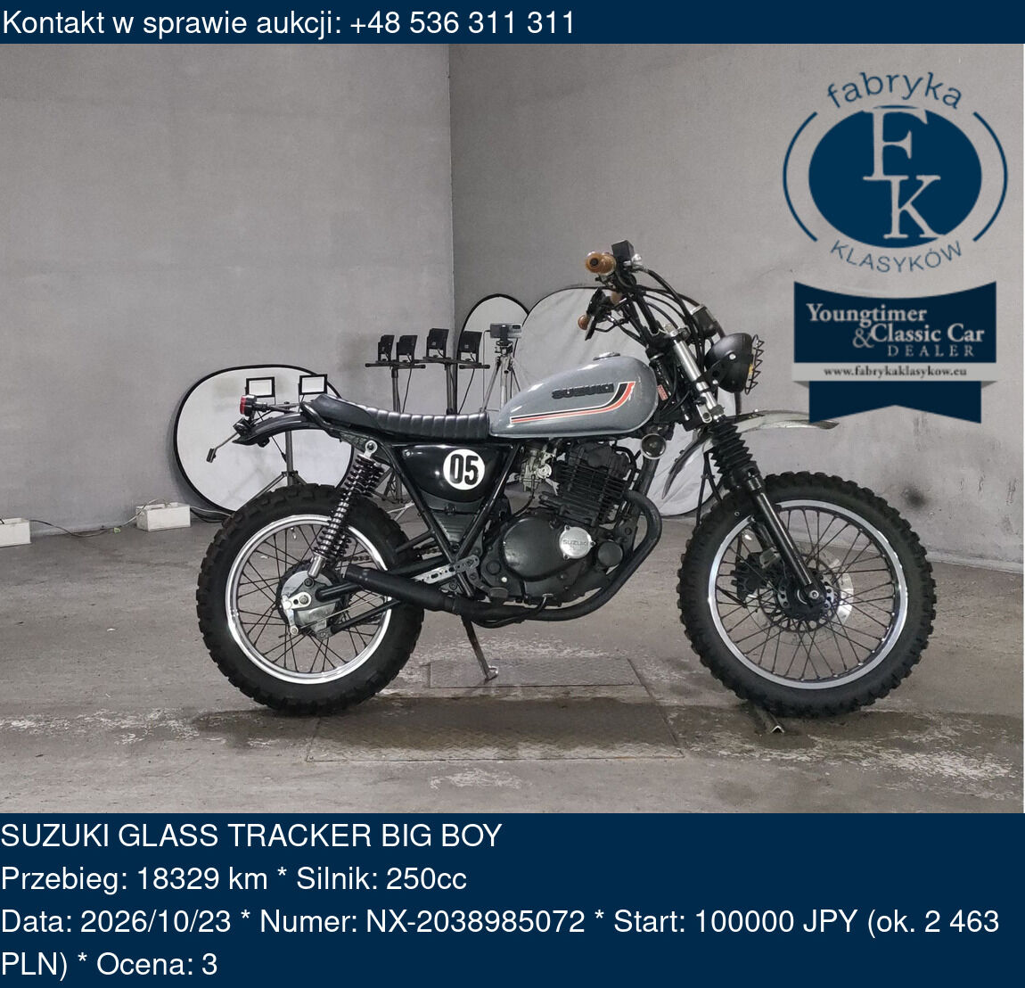 SUZUKI GLASS TRACKER BIG BOY  - zdjęcie 2