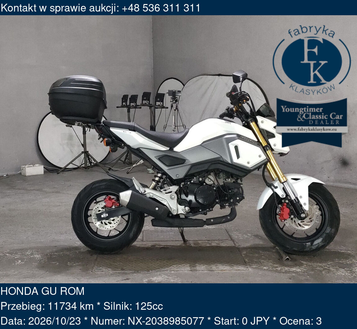 HONDA GU ROM  - zdjęcie 2