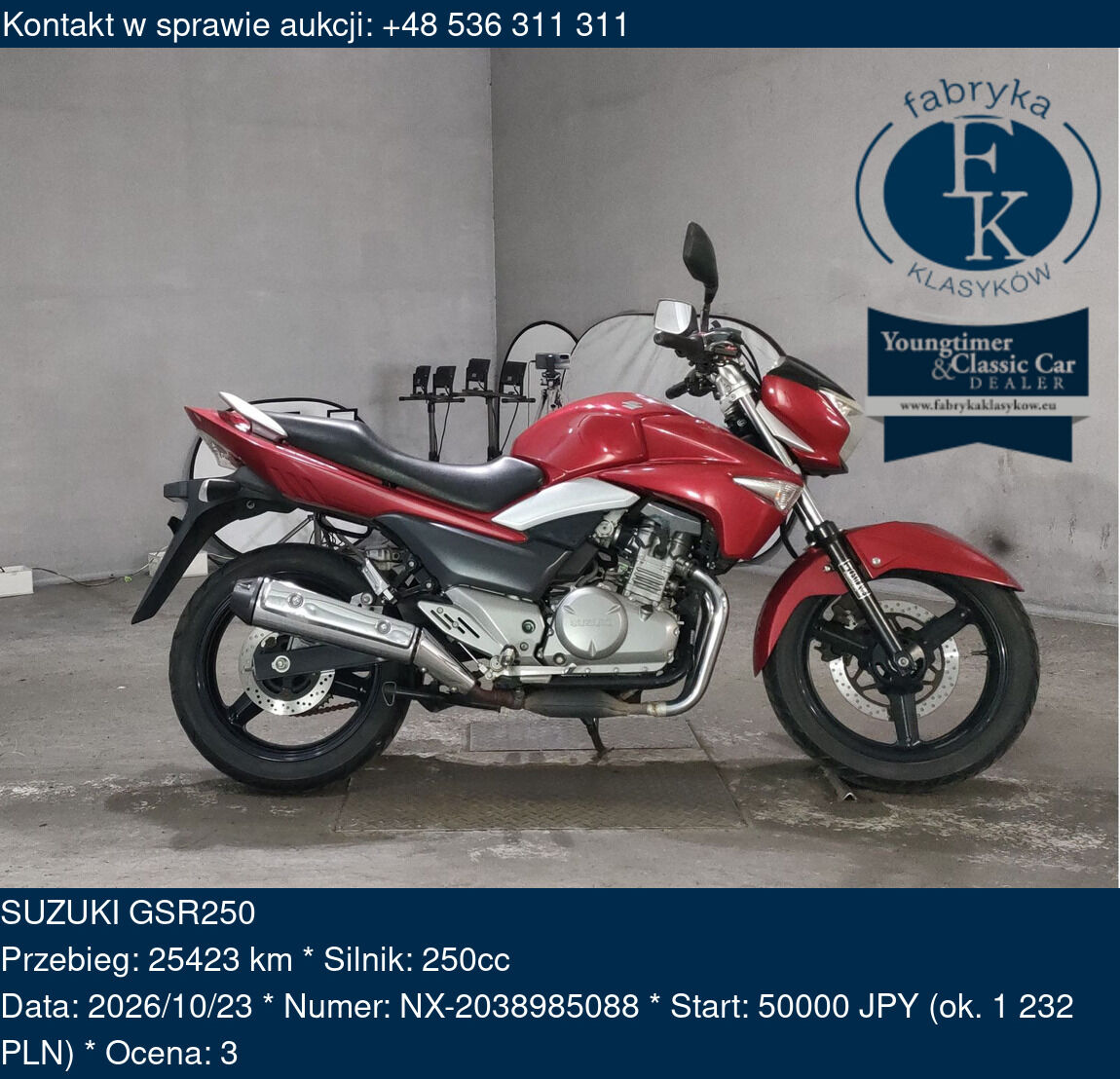 SUZUKI GSR250  - zdjęcie 2