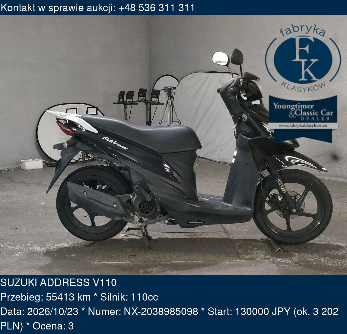 SUZUKI ADDRESS V110  - zdjęcie 2