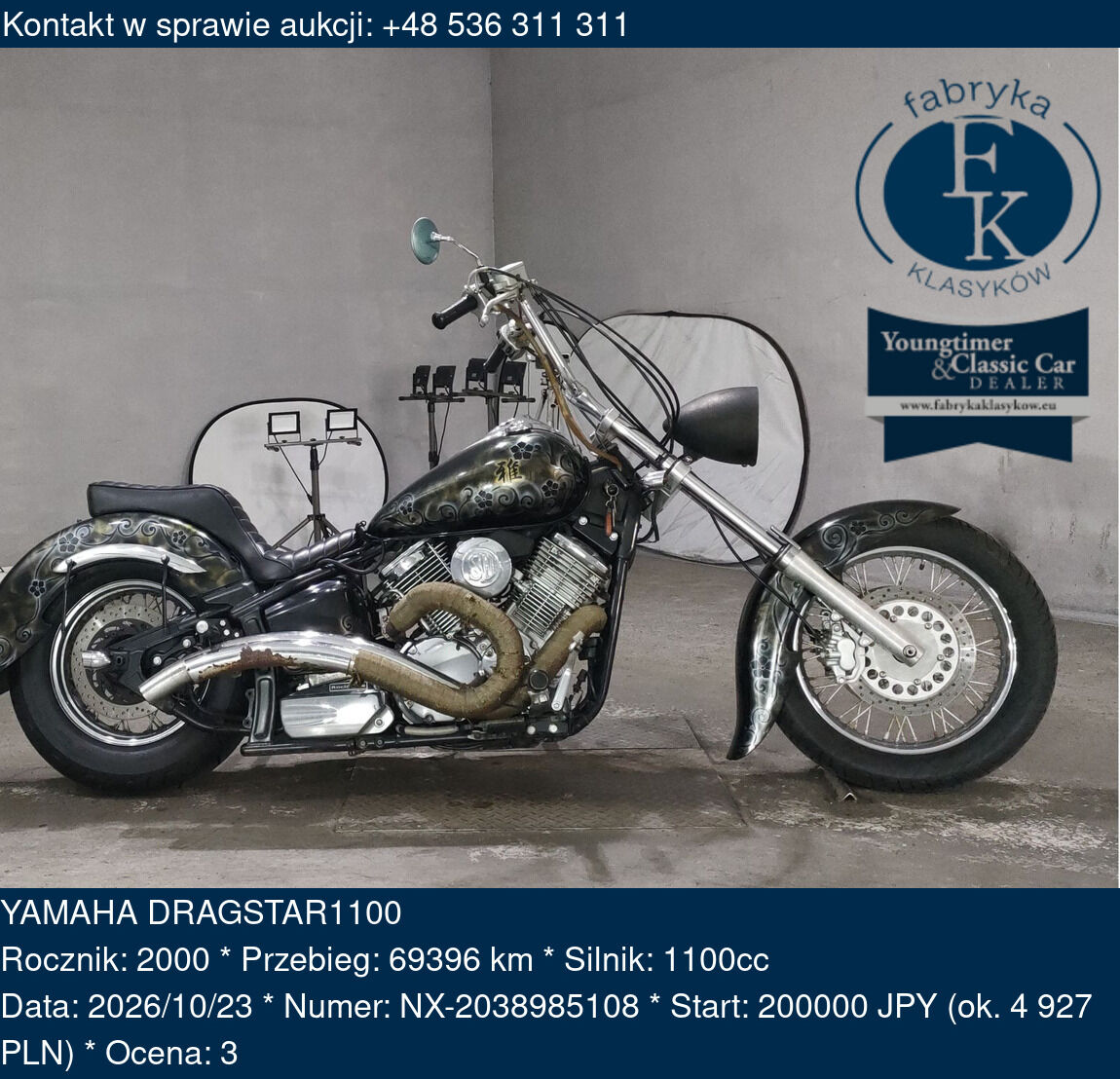 YAMAHA DRAGSTAR1100 2000 - zdjęcie 2