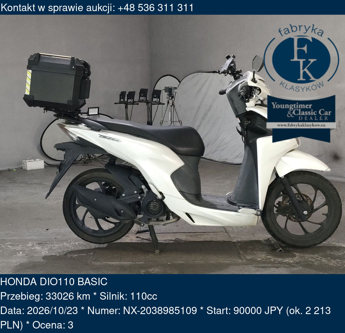 HONDA DIO110 BASIC  - zdjęcie 2