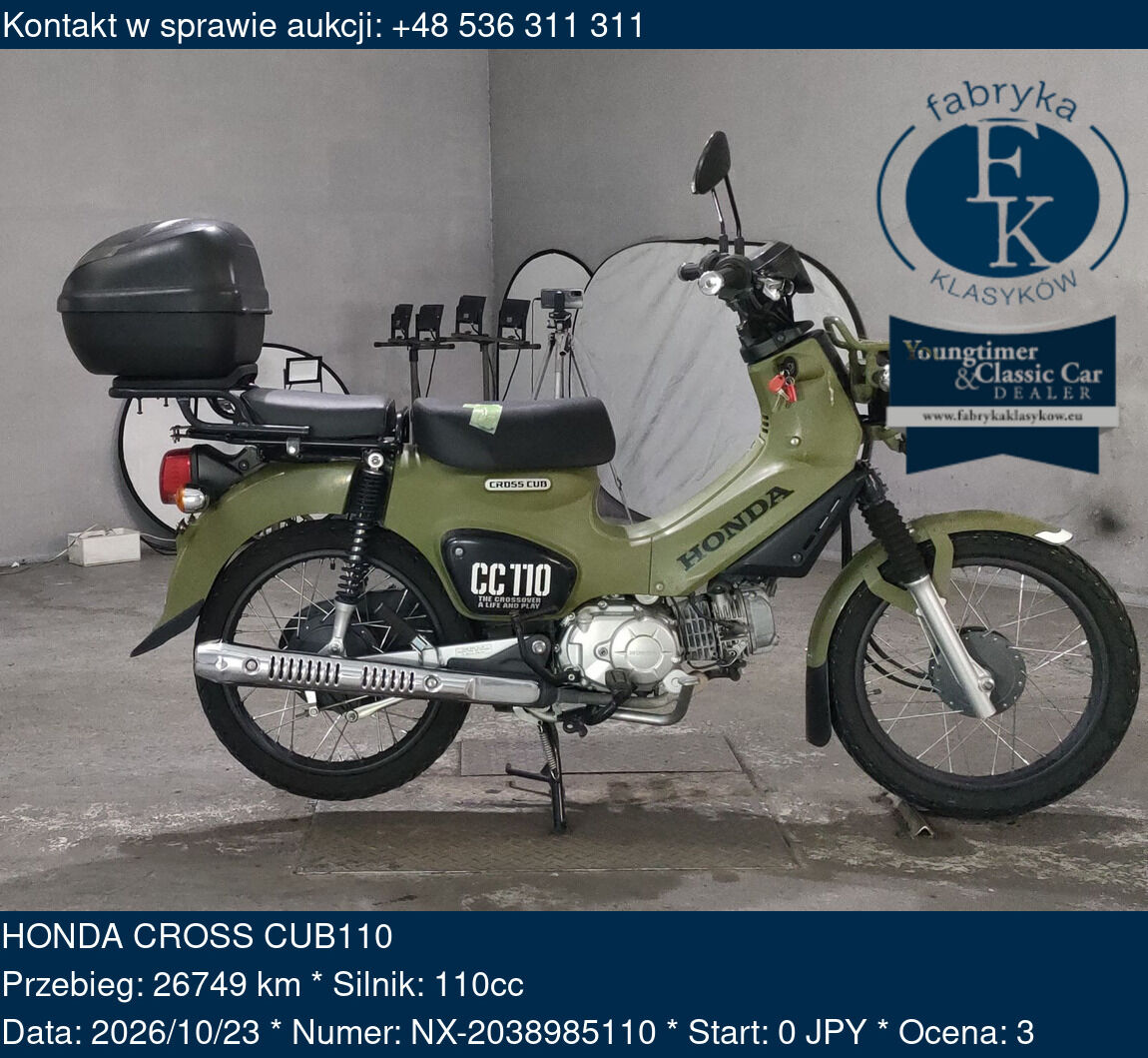 HONDA CROSS CUB110  - zdjęcie 2