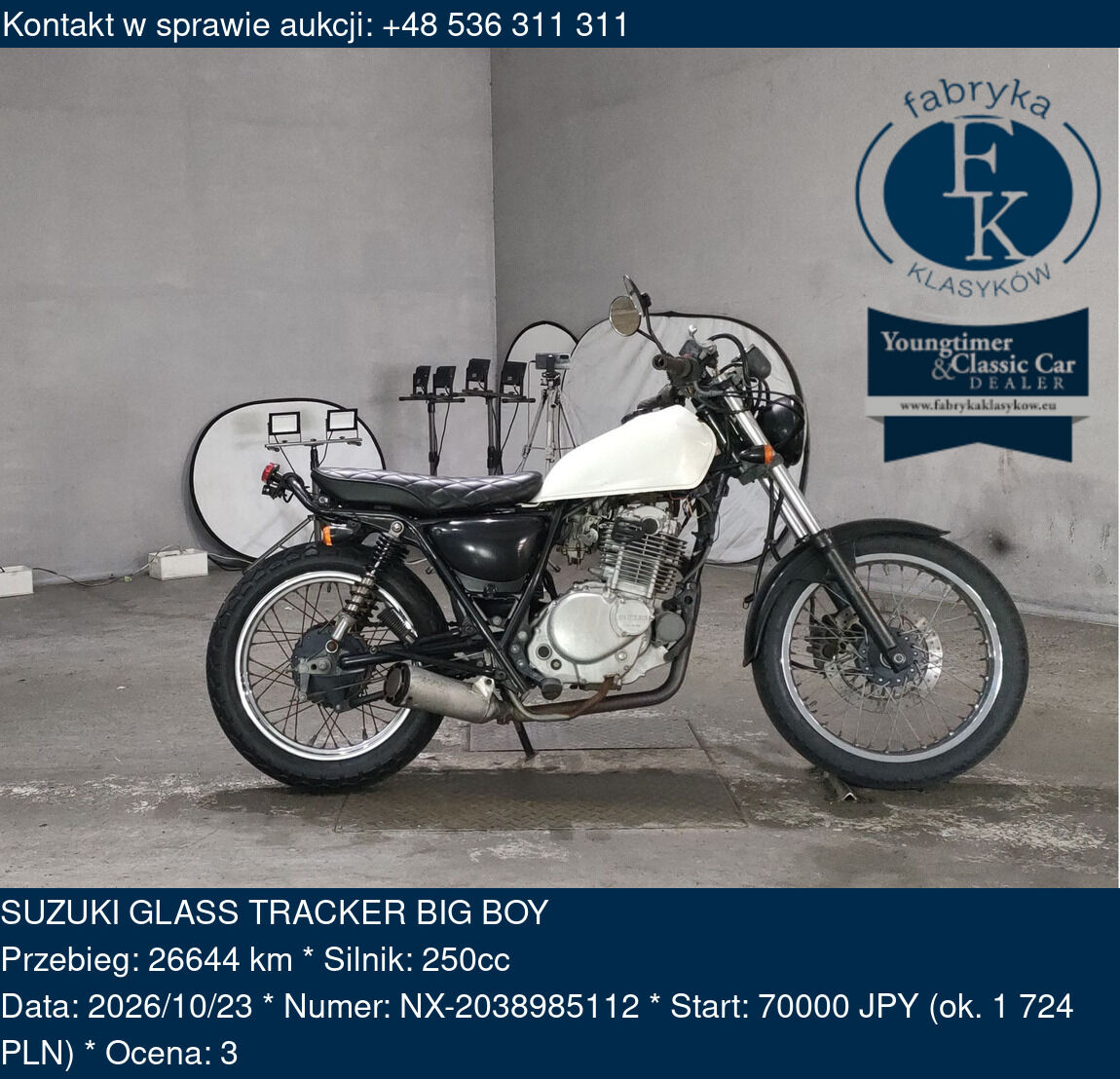 SUZUKI GLASS TRACKER BIG BOY  - zdjęcie 2