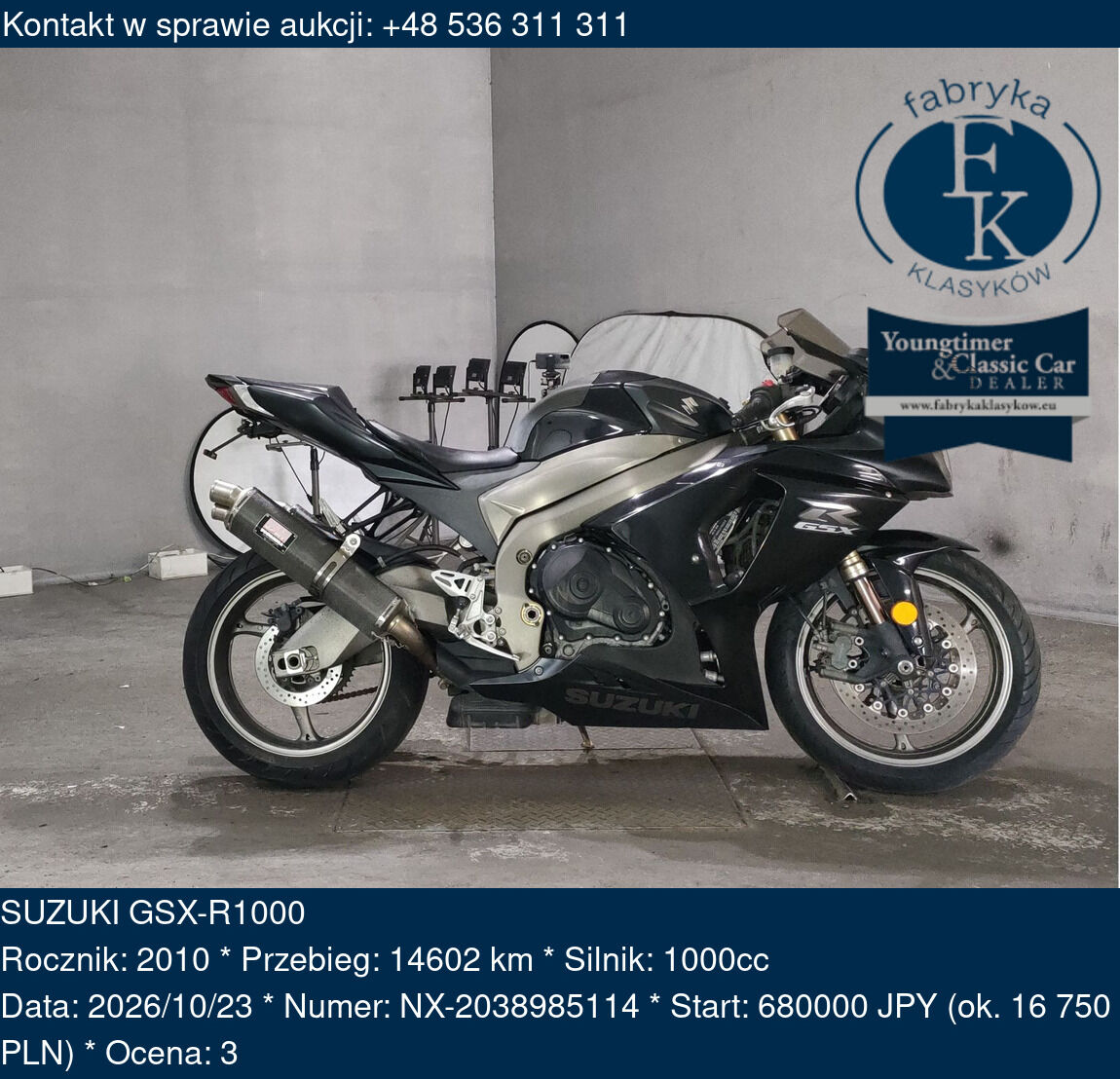 SUZUKI GSX-R1000 2010 - zdjęcie 2
