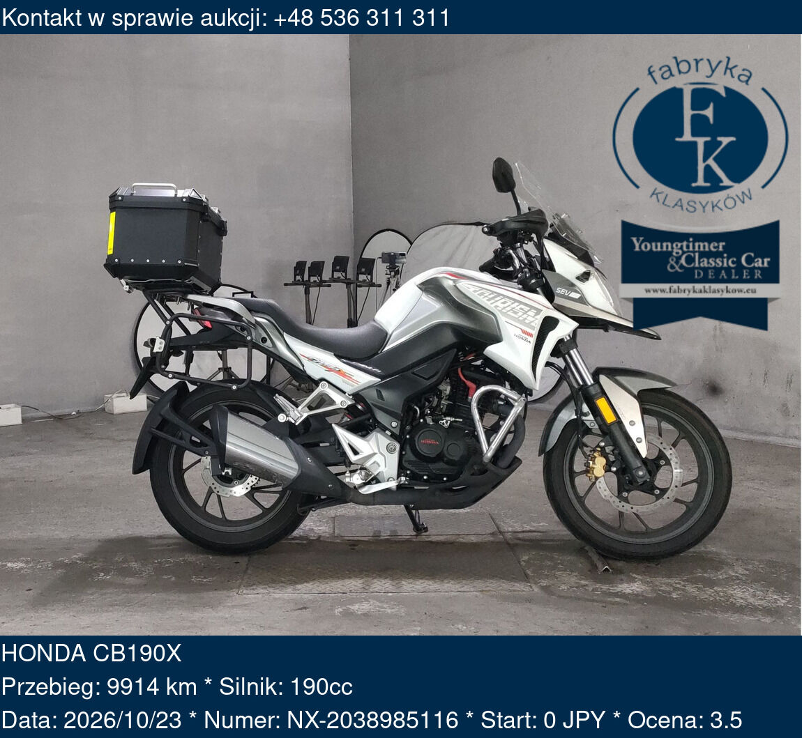 HONDA CB190X - zdjęcie 2