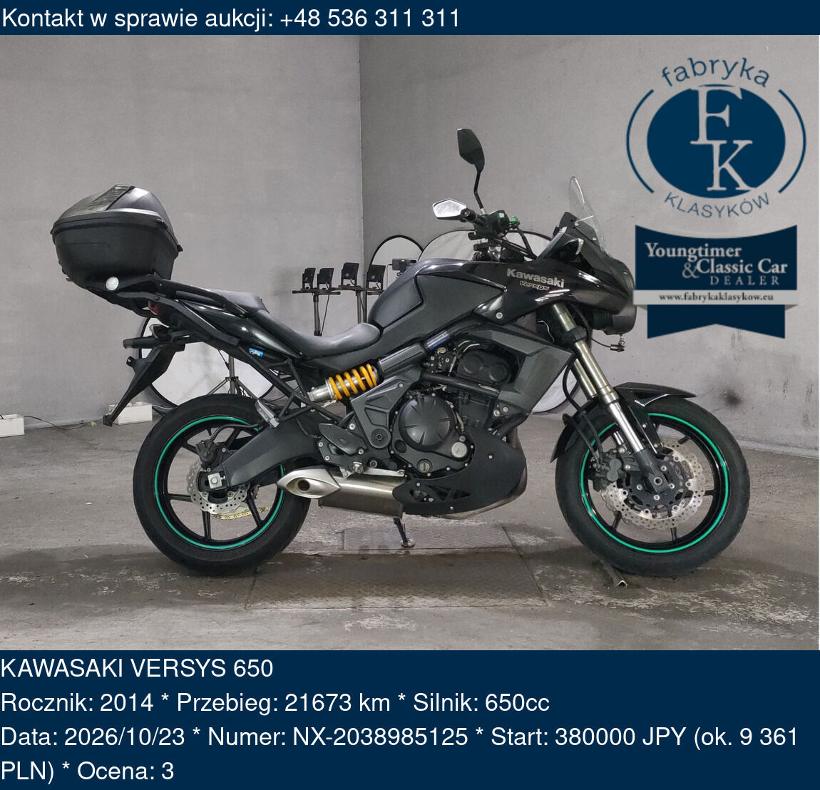 KAWASAKI VERSYS 650 2014 - zdjęcie 2