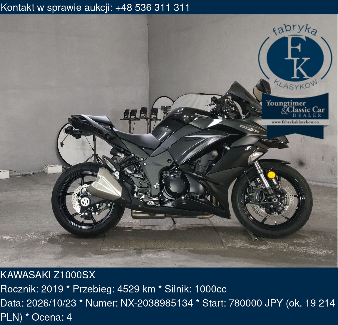 KAWASAKI Z1000SX 2019 - zdjęcie 2