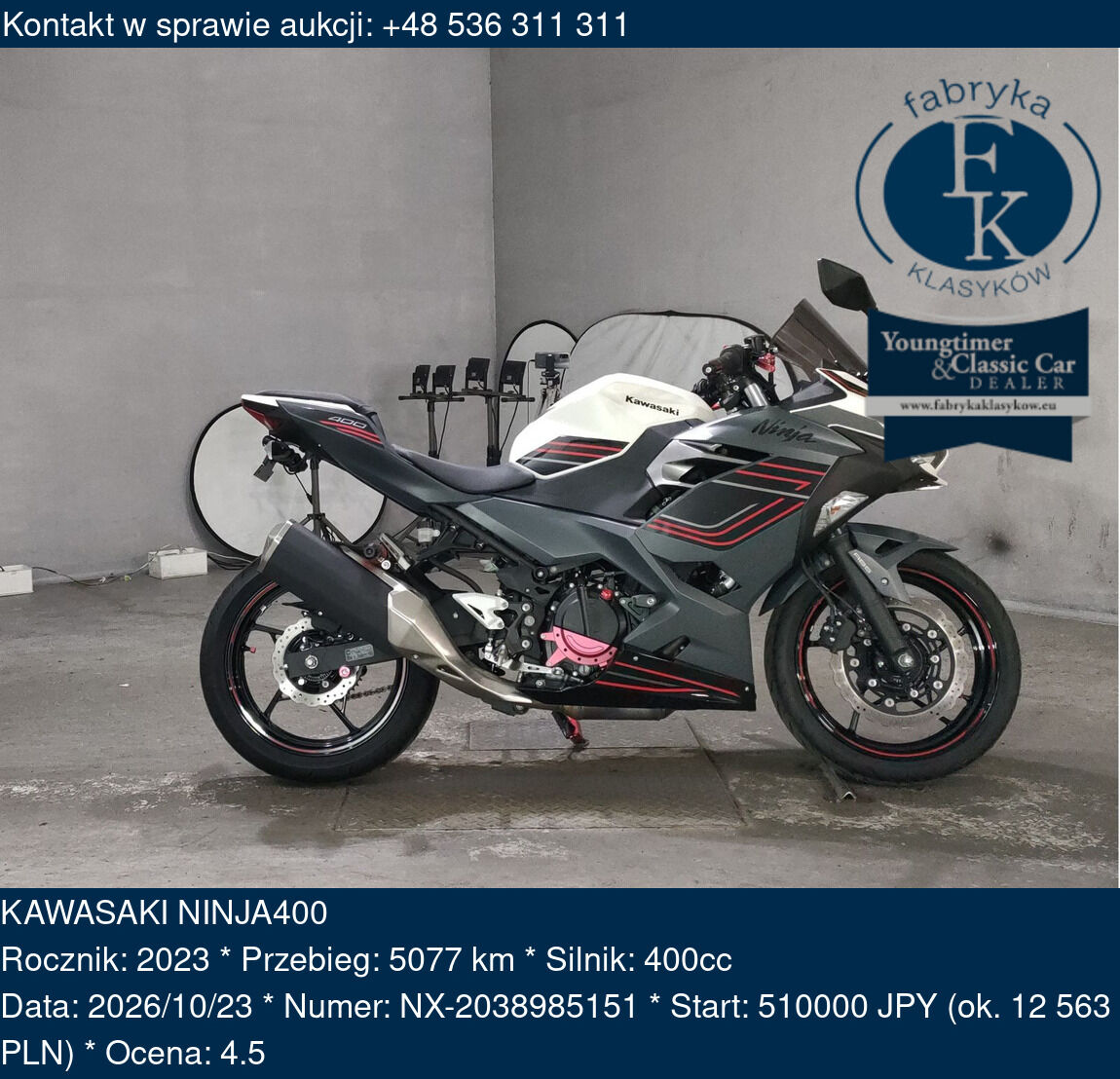 KAWASAKI NINJA400 2023 - zdjęcie 2