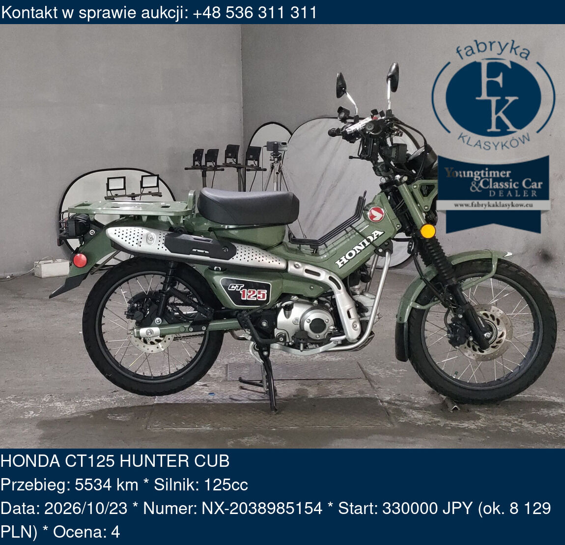 HONDA CT125 HUNTER CUB  - zdjęcie 2