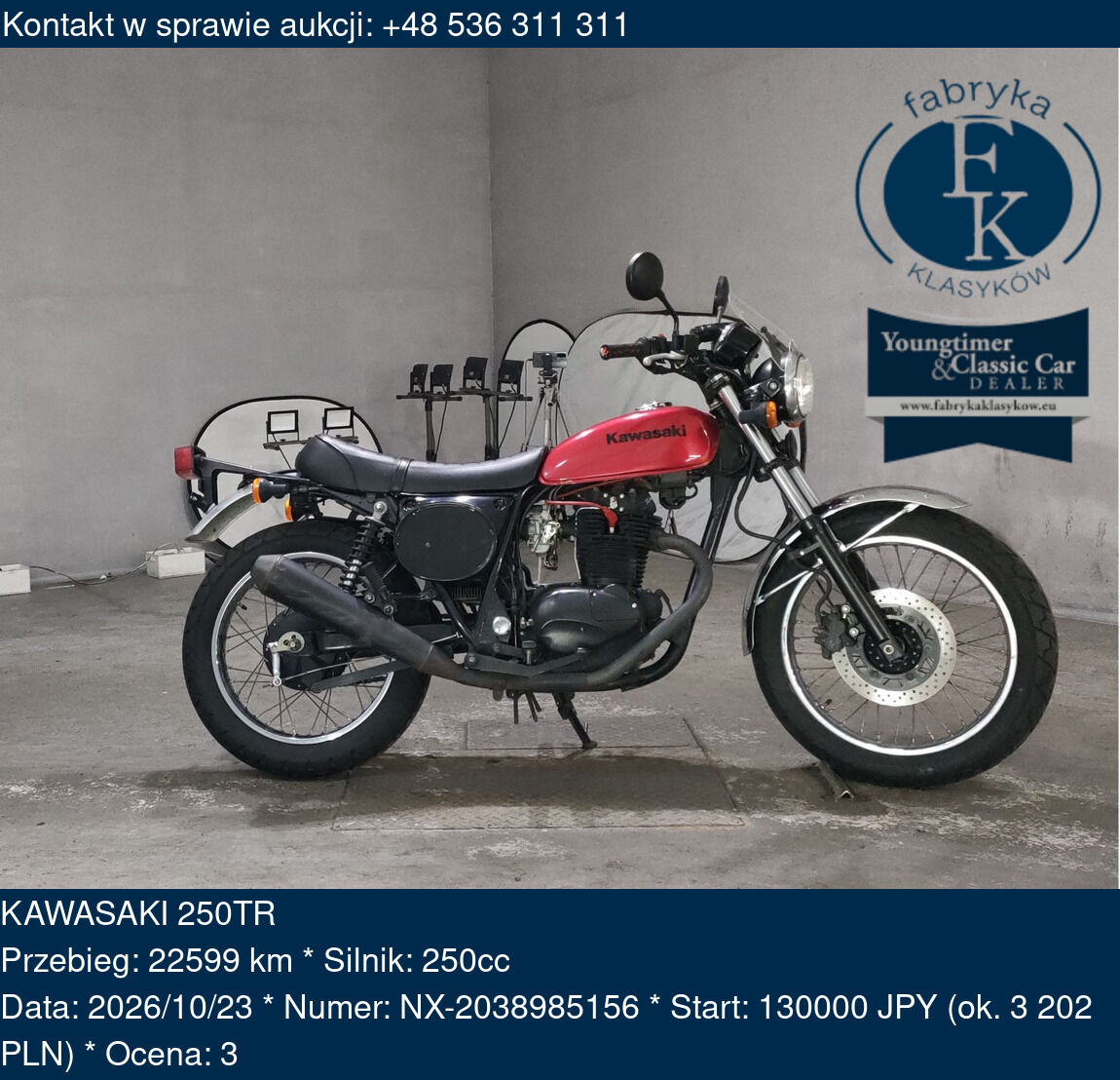 KAWASAKI 250TR  - zdjęcie 2