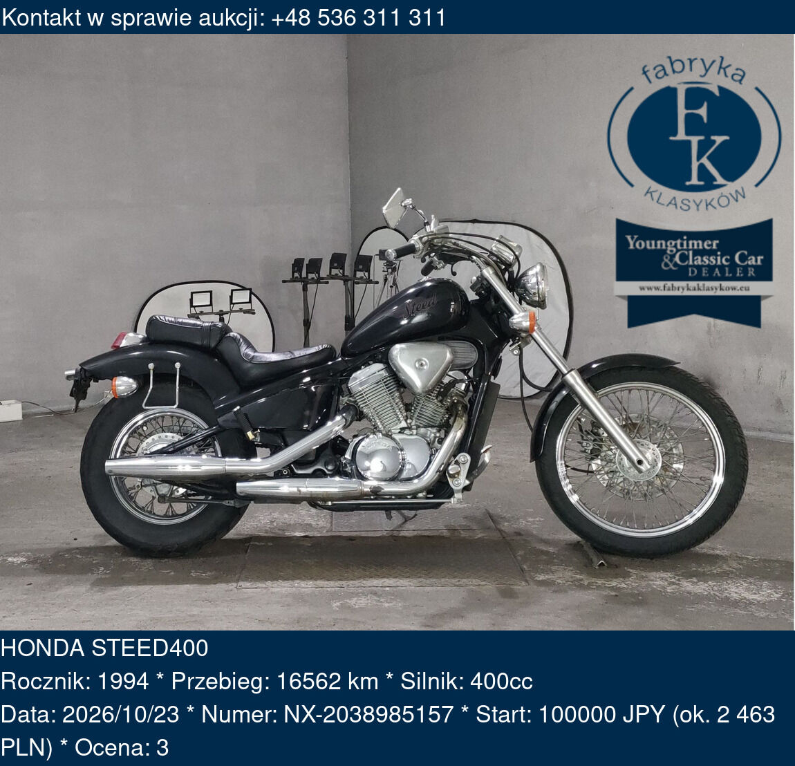 HONDA STEED400 1994 - zdjęcie 2