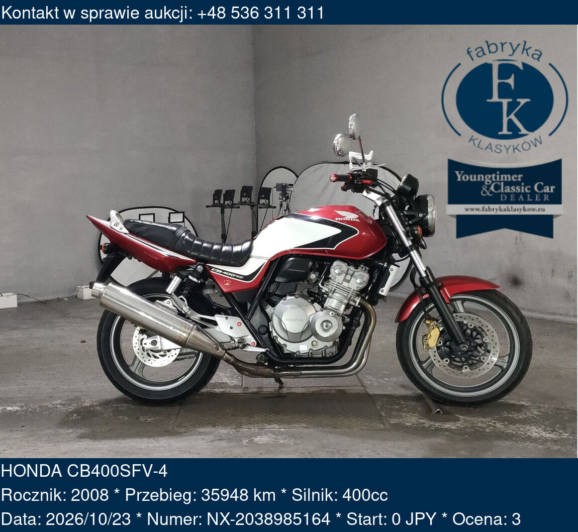 HONDA CB400SFV-4 2008 - zdjęcie 2