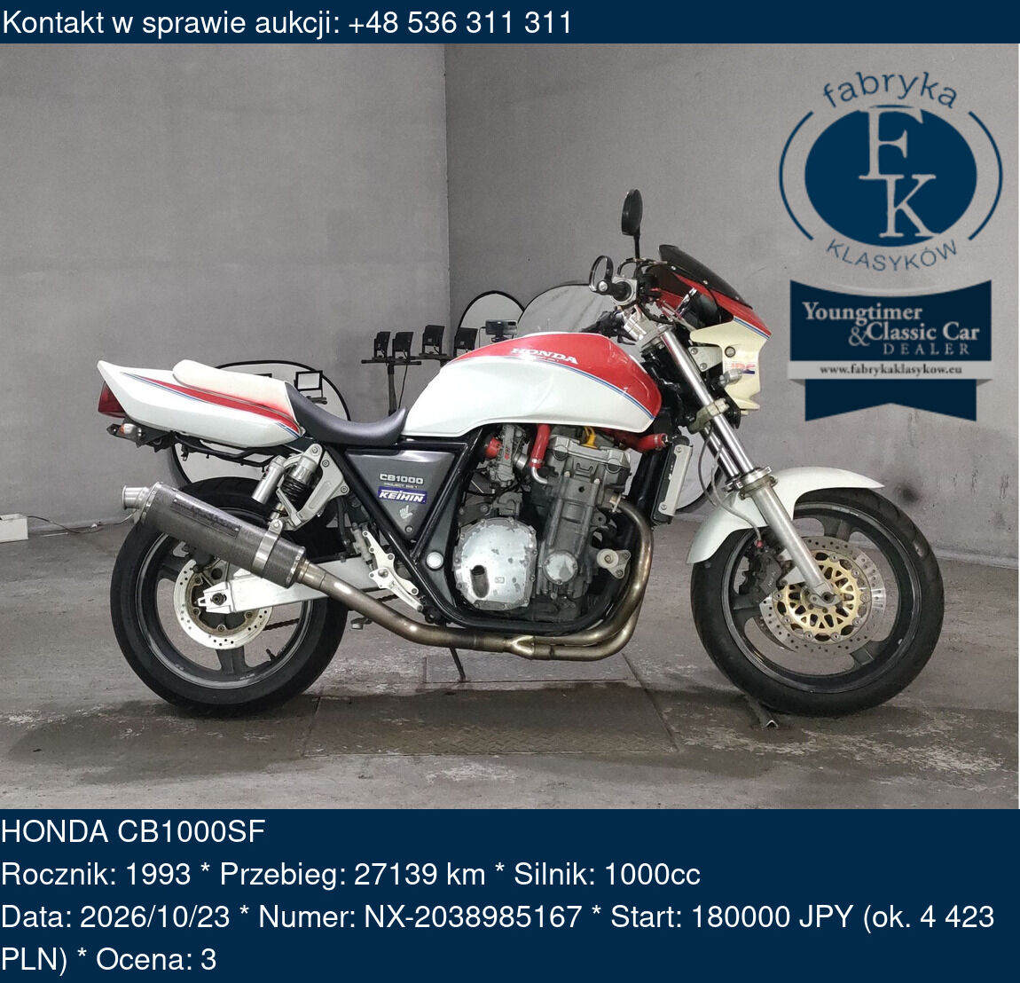 HONDA CB1000SF 1993 - zdjęcie 2