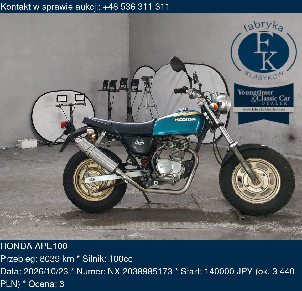 HONDA APE100  - zdjęcie 2