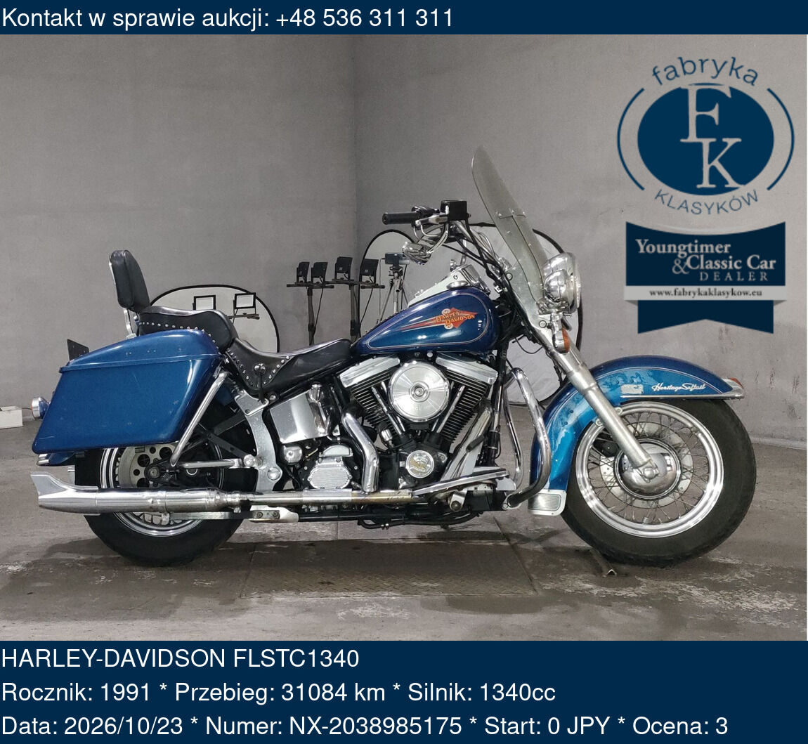 HARLEY-DAVIDSON FLSTC1340 1991 - zdjęcie 2