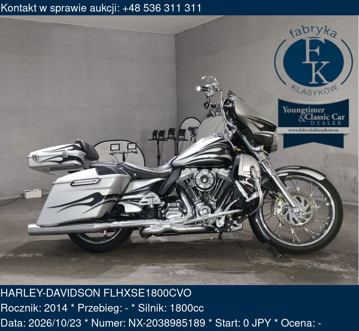 HARLEY-DAVIDSON FLHXSE1800CVO 2014 - zdjęcie 2