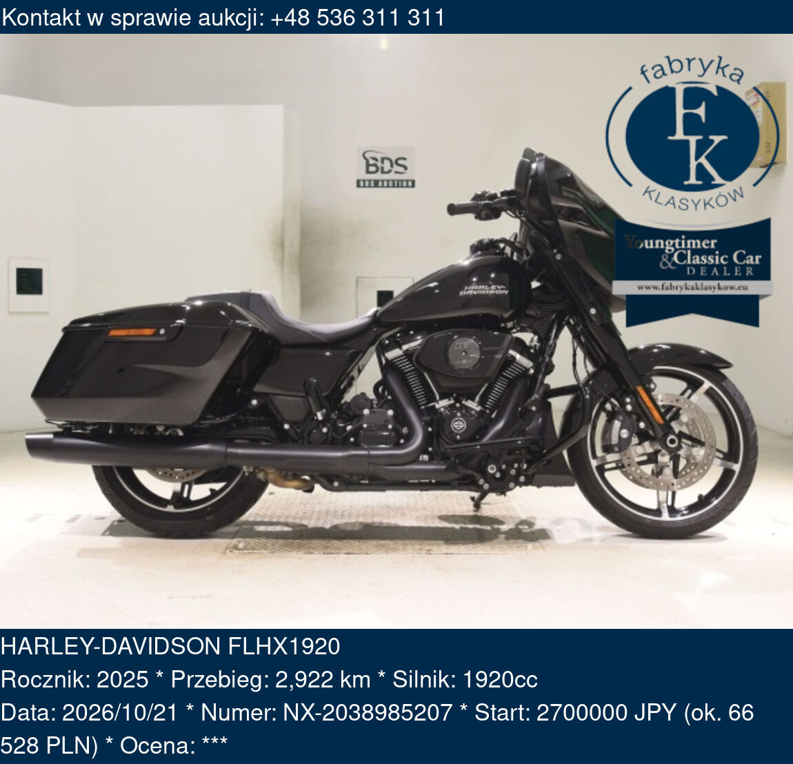 HARLEY-DAVIDSON FLHX1920 2025 - zdjęcie 2