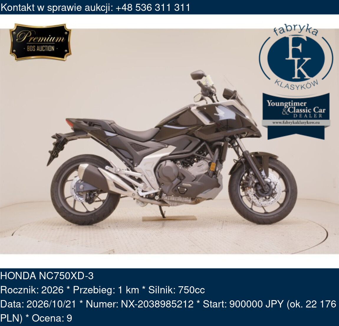 HONDA NC750XD-3 2026 - zdjęcie 2