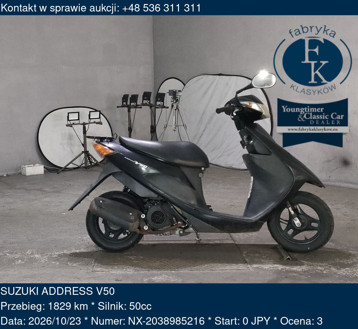 SUZUKI ADDRESS V50  - zdjęcie 2