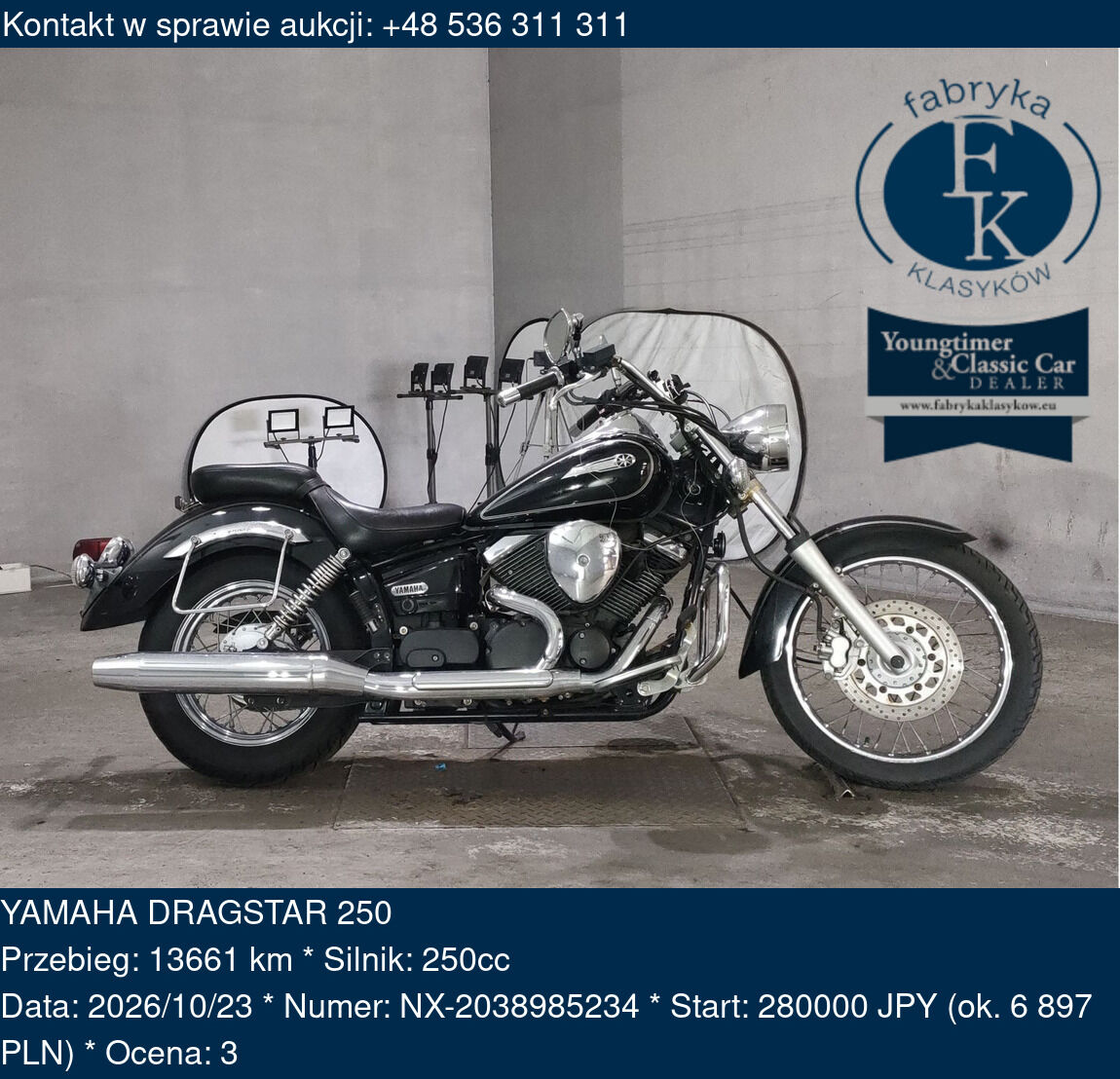 YAMAHA DRAGSTAR 250  - zdjęcie 3