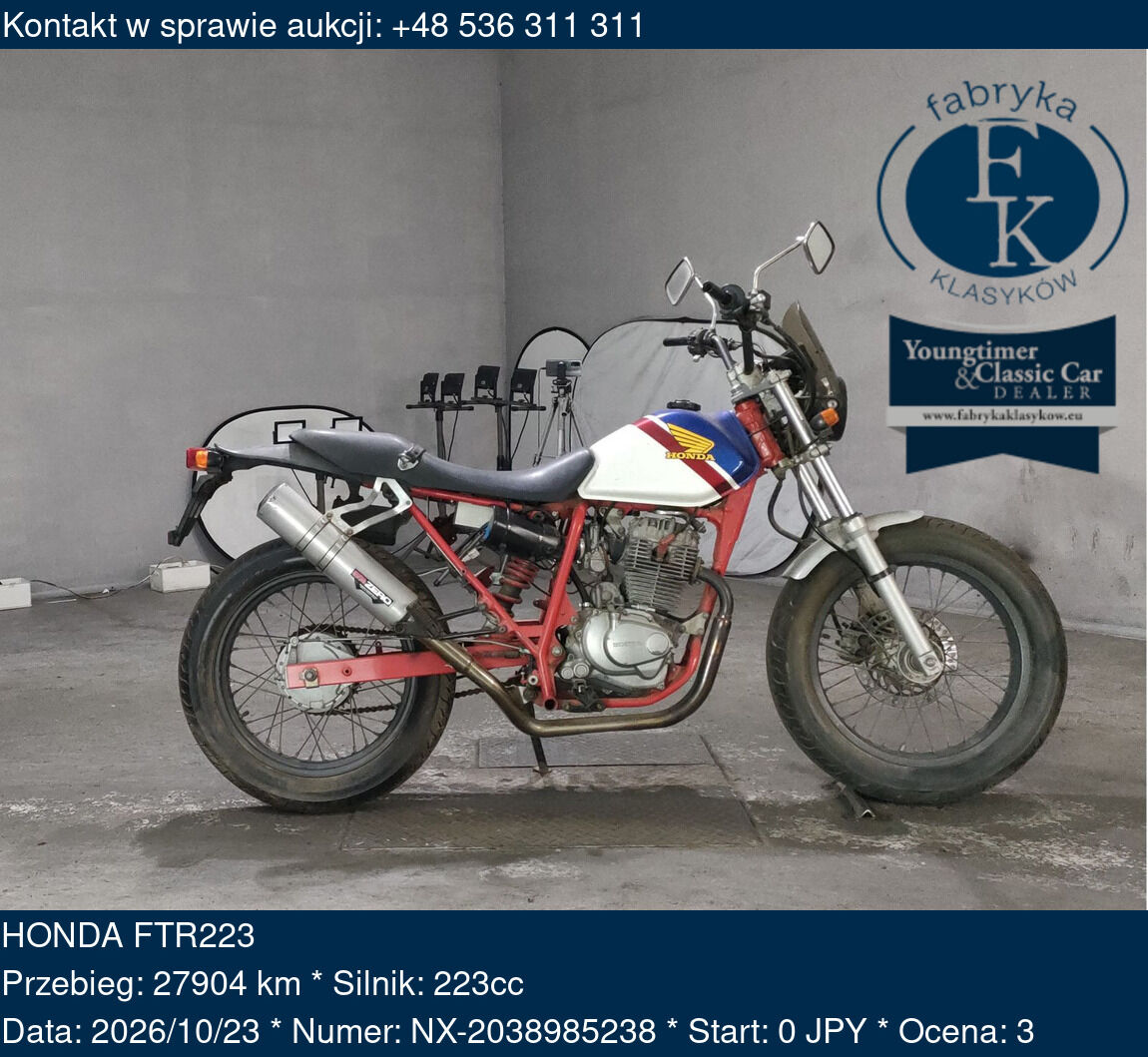 HONDA FTR223  - zdjęcie 2